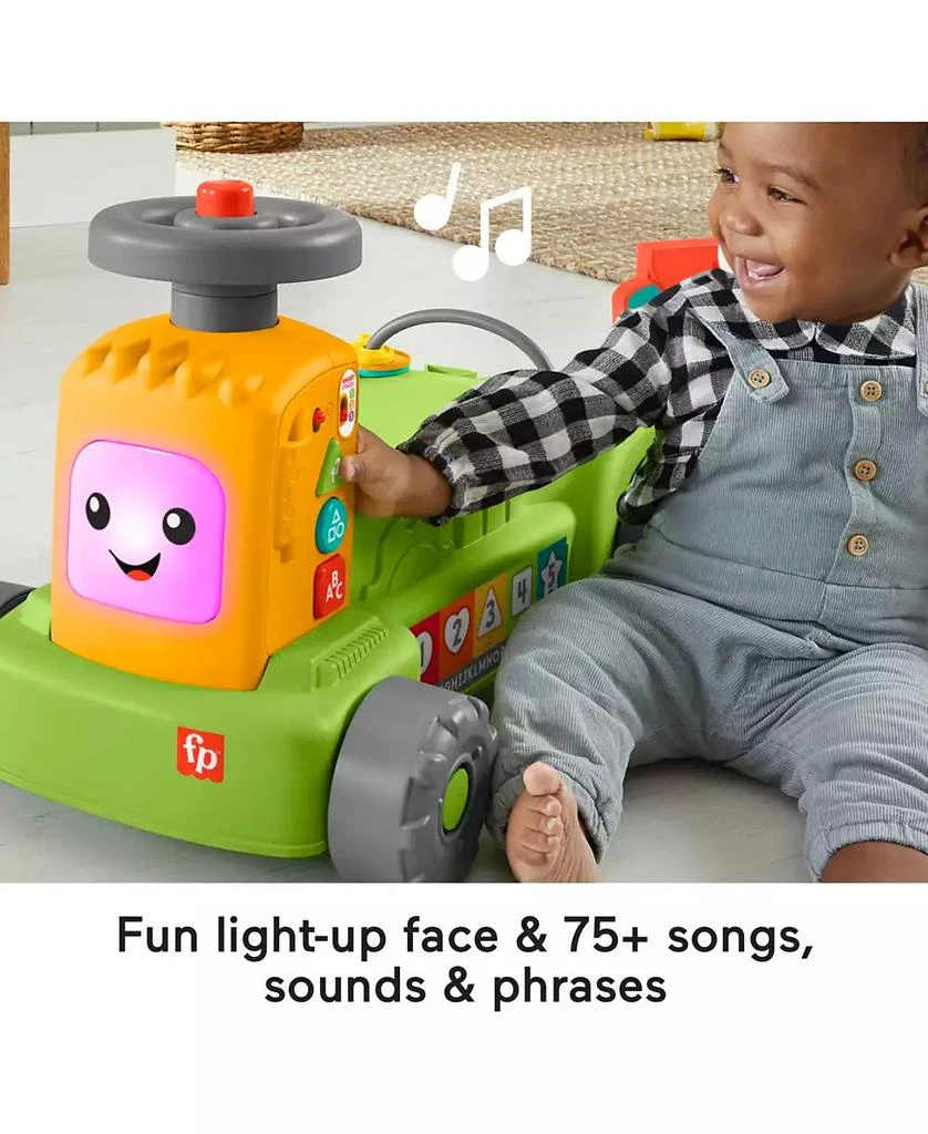 Fisher Price Laugh Learn 4-in-1 Farm to Market Tractor Ride-on Learning Toy 4