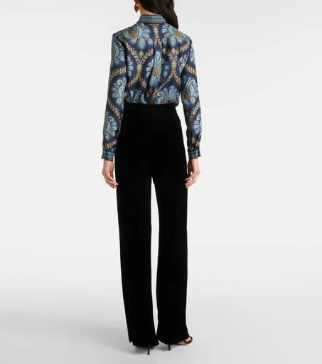 ETRO Velvet straight pants 3