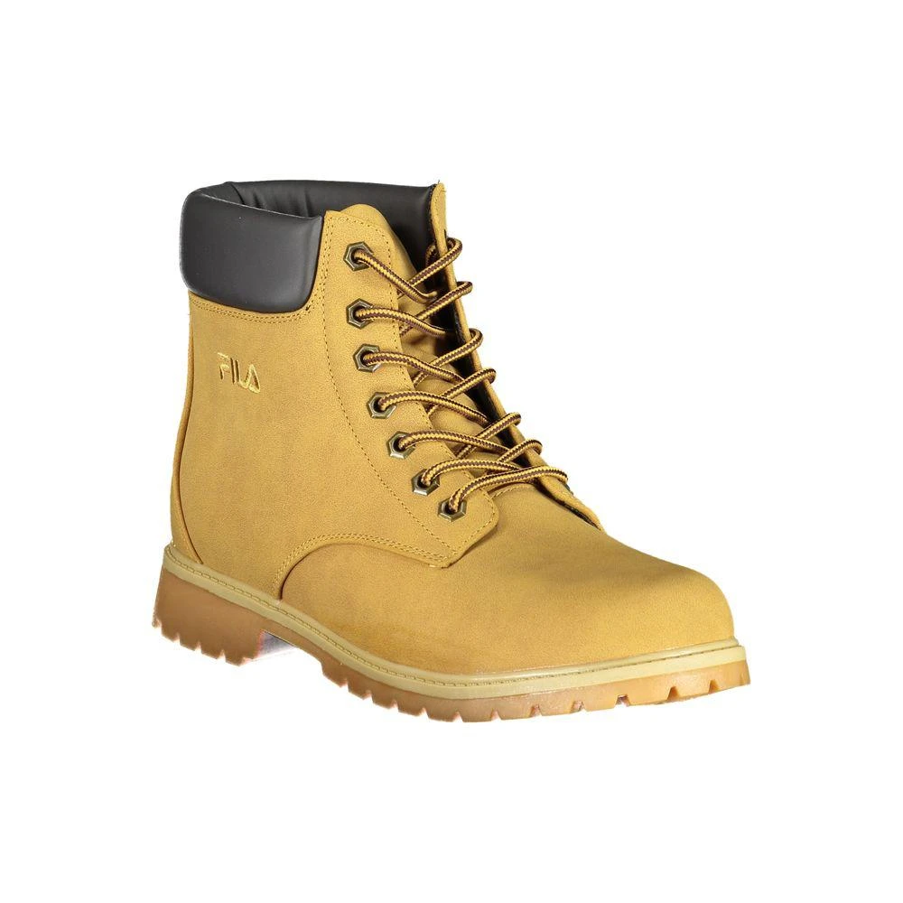 Fila Vibrant Yellow Contrast Lace-up Boots 2