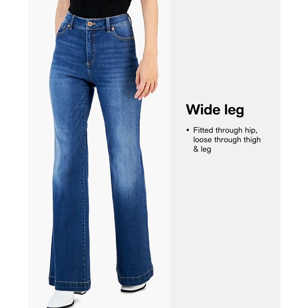 Tinseltown Juniors' High Rise Wide Leg Jeans 7