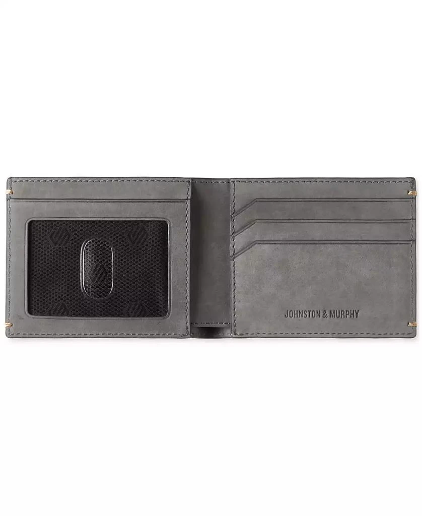 Johnston & Murphy Men's Oil-Tanned Leather Bifold Wallet 3