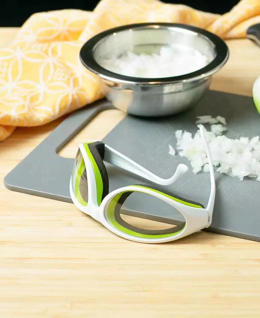RSVP International 5.5" x 6.5" x 1.5" Onion Goggles - White Frame 4