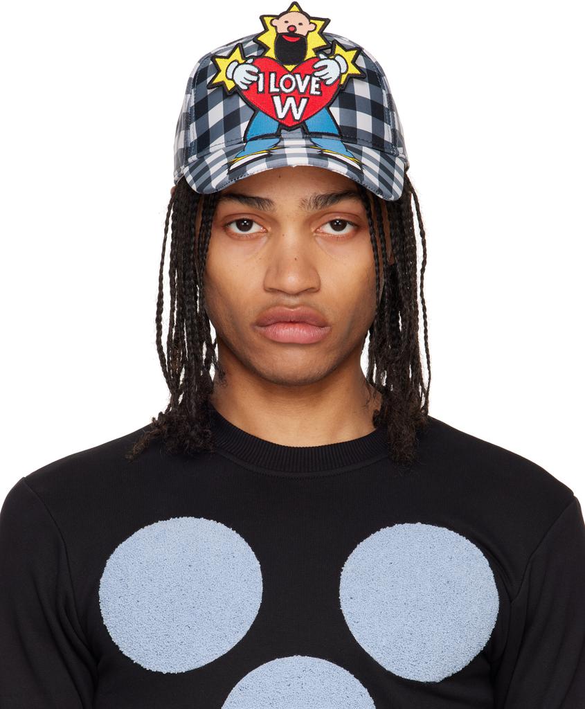 Walter Van Beirendonck Black & Off-White 9005 Alowa Cap