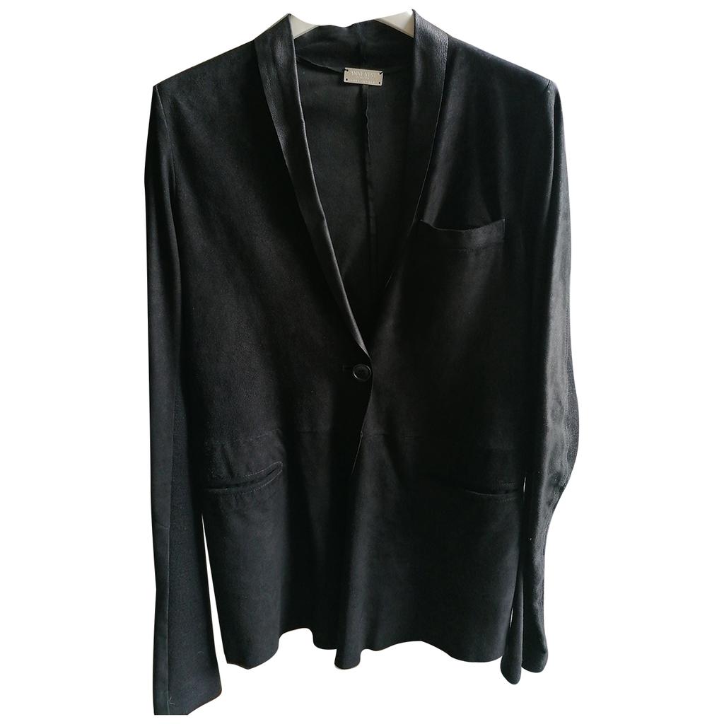 Anne Vest Anne Vest Black Suede Jacket