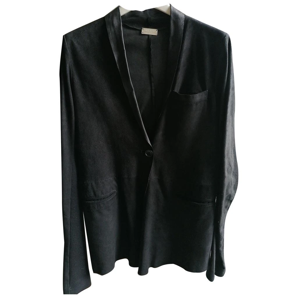 Anne Vest Anne Vest Black Suede Jacket 1