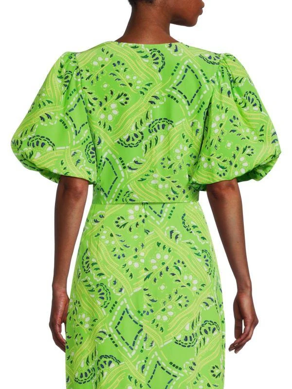 Rhode Lana Puff Sleeve Crop Top 2