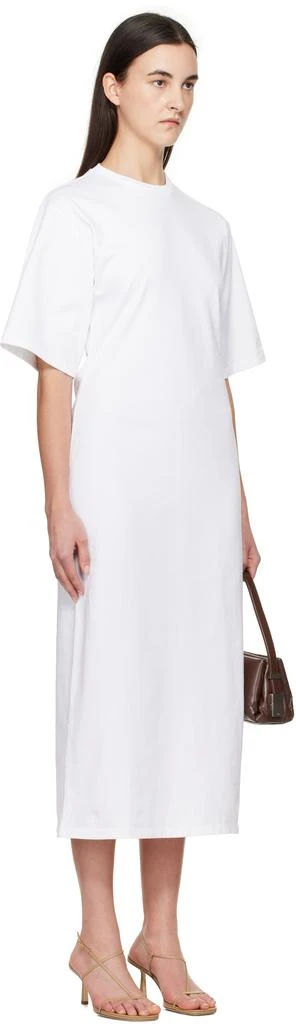 Róhe White Jersey Fitted T-shirt Maxi Dress 2