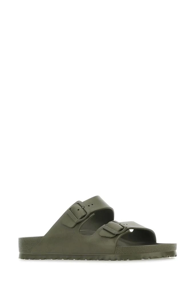 Birkenstock Army green rubber Arizona slippers 1