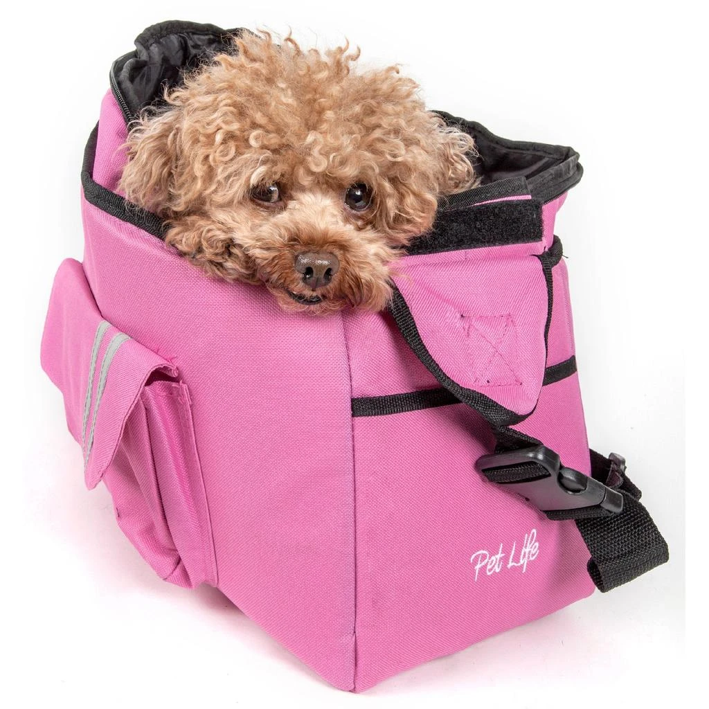 Pet Life Over-The-Shoulder Back-Supportive Fashion Sporty Pet Dog Carrier w/ Pouch 1