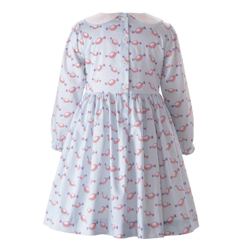 Rachel Riley Girls' Sweetie Dress In Blue