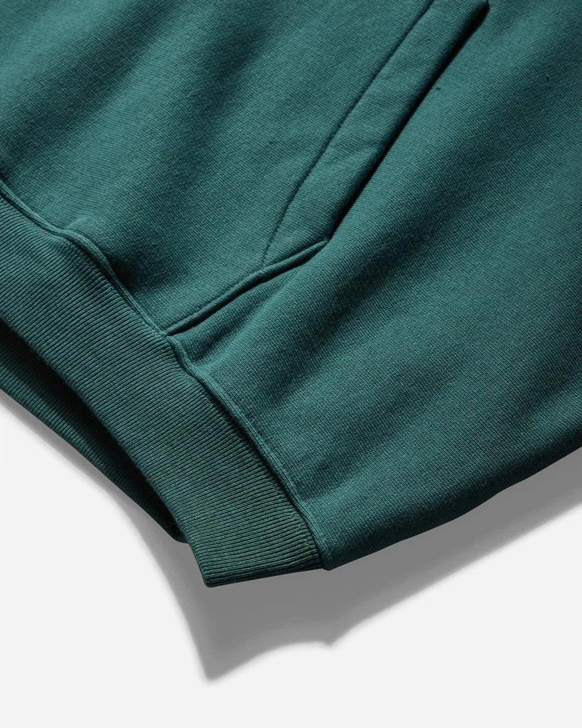 STUSSY Men's Satin Patch Oversized Hoodie Green 4