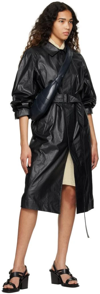 Lemaire Black Belted Rain Coat 4