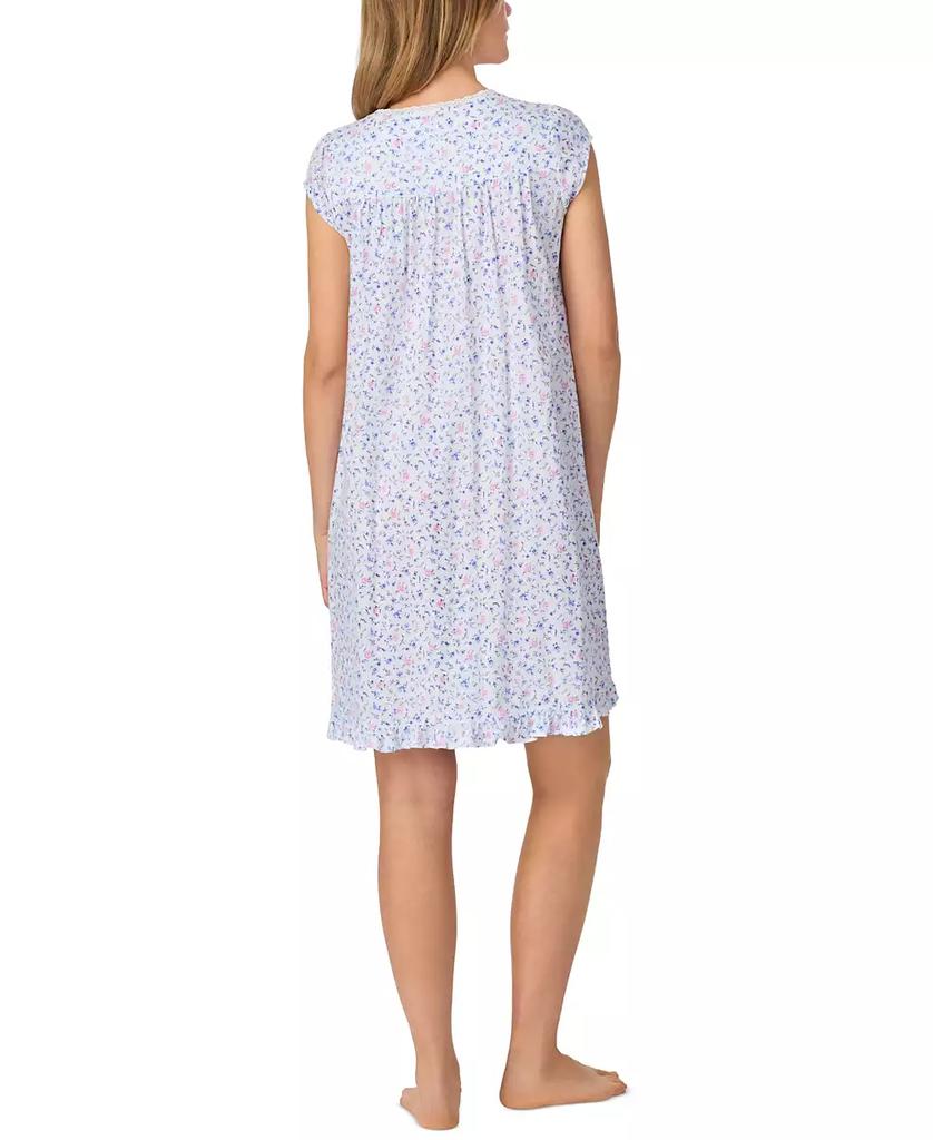 Eileen West Women's Cotton Cap-Sleeve Nightshirt