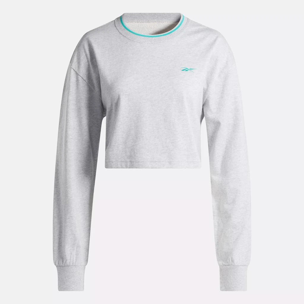 Reebok Women's Long Sleeve Crop Top 4