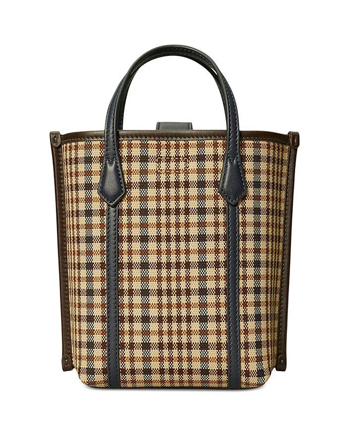 Tory Burch Perry Plaid Mini North South Tote 4