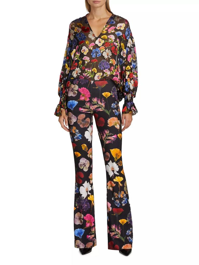 Alice + Olivia Floral Boot-Cut Pants 2