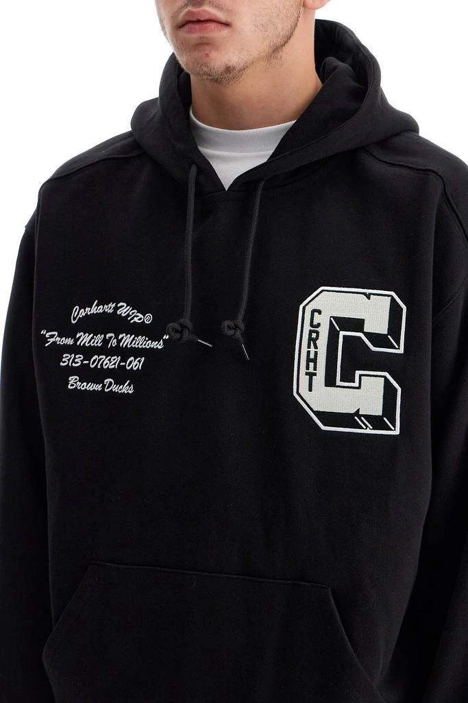 Carhartt WIP Hooded Sweatshirt With Brown 4