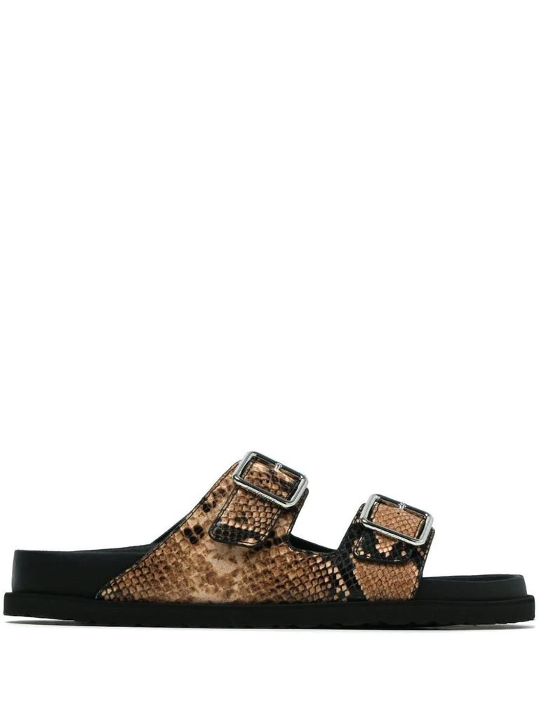 Birkenstock SNAKESKIN EFFECT ARIZONA SANDALS 1