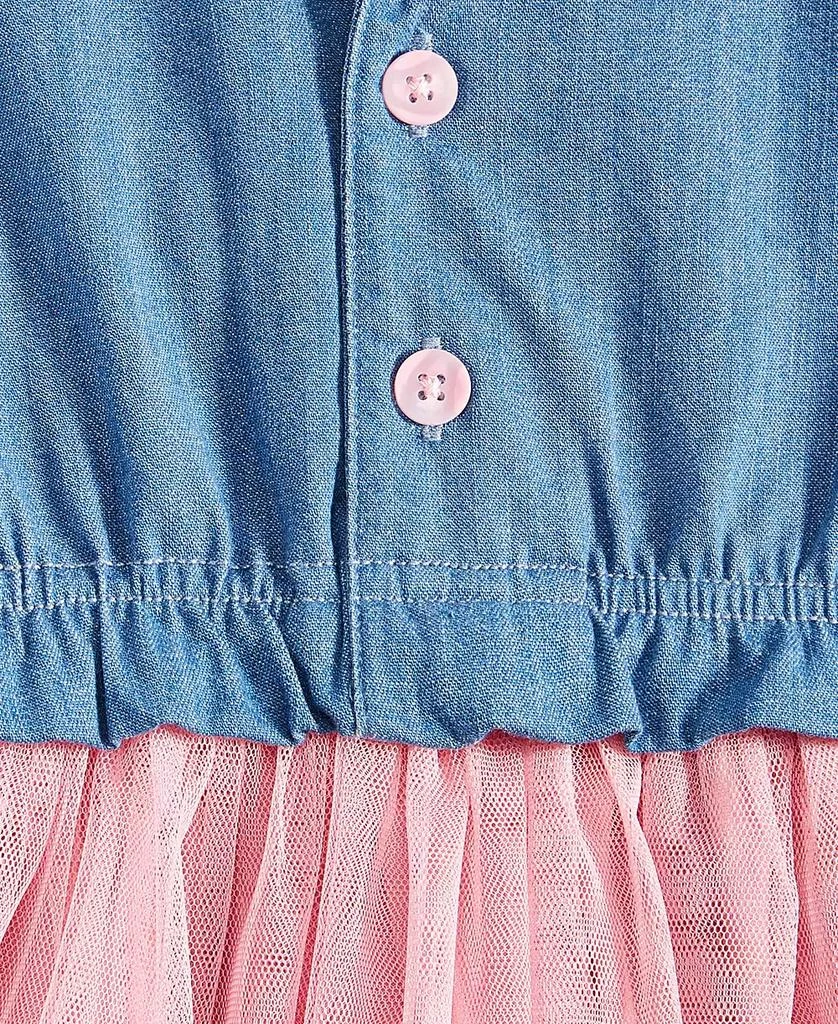 Epic Threads Toddler Girls Gelsey Denim Tulle Dress, Exclusively at Macy's 3