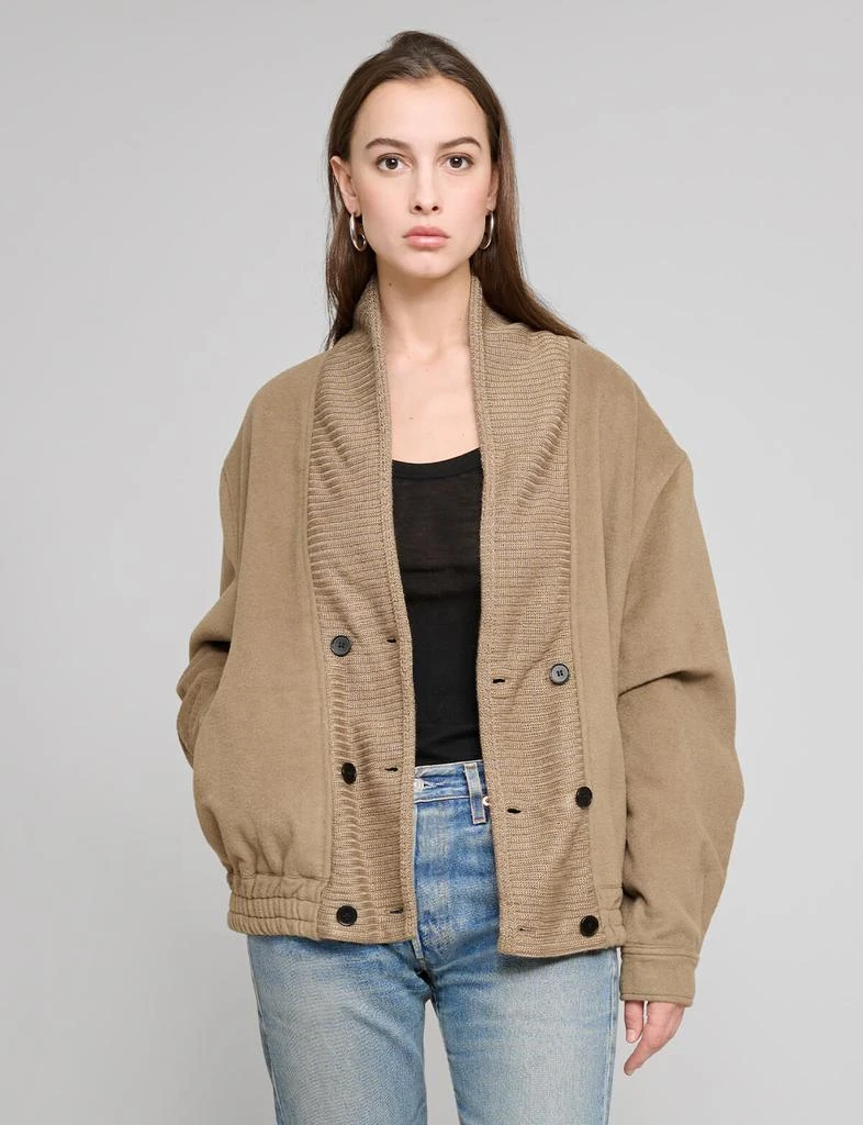 Pixie Market Mocha Bomber Jacket 8