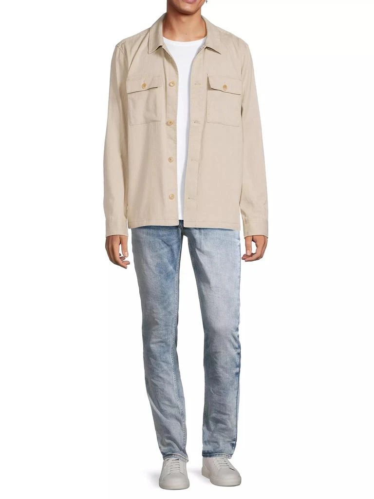 Faherty Brand Movement Flex Linen &amp; Cotton-Blend Shirt Jacket 2