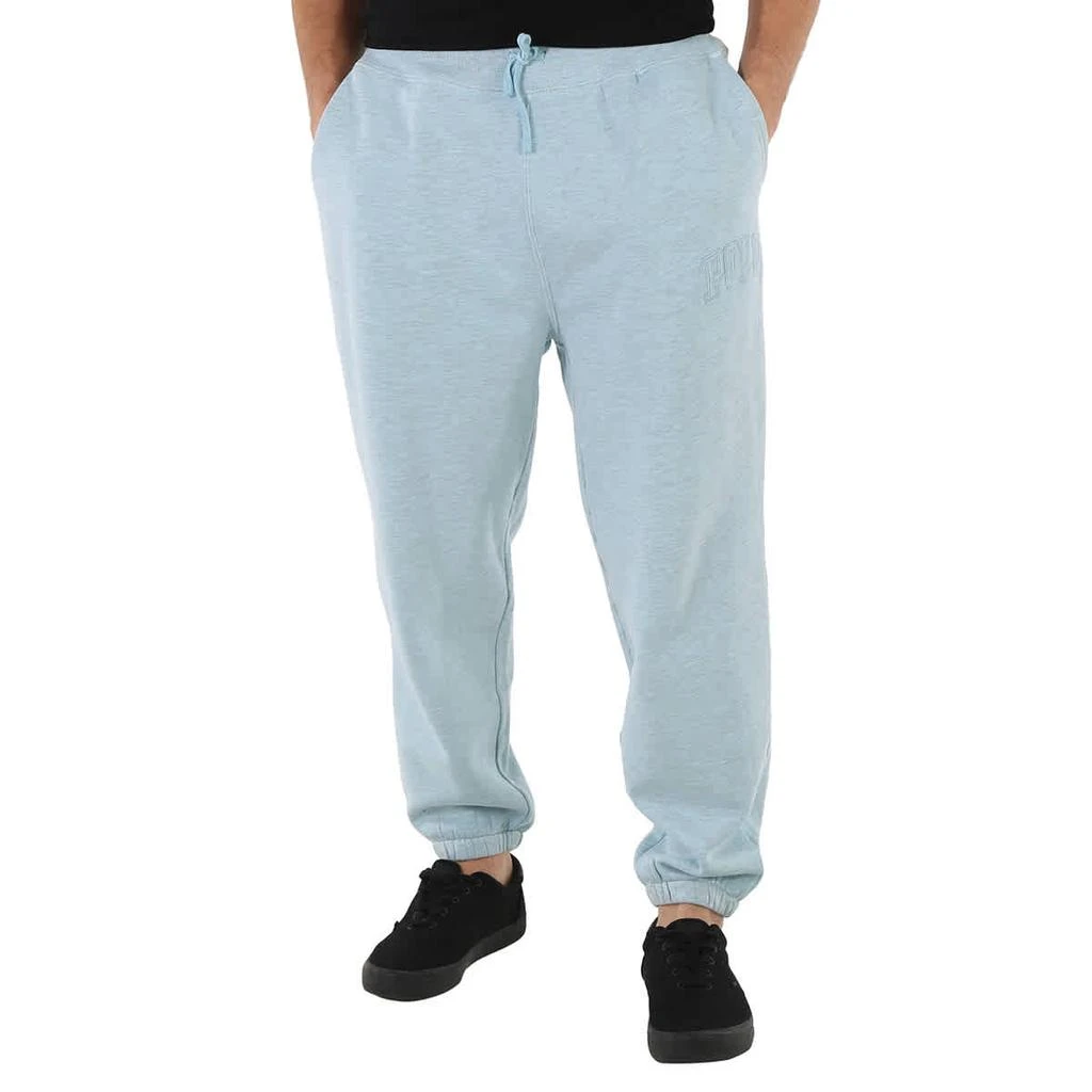 Polo Ralph Lauren Polo Ralph Lauren Men's Blue Heather Over-Dyed Sweatpants, Size Large 1