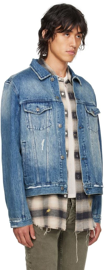 Ksubi Blue Classic Denim Jacket 2