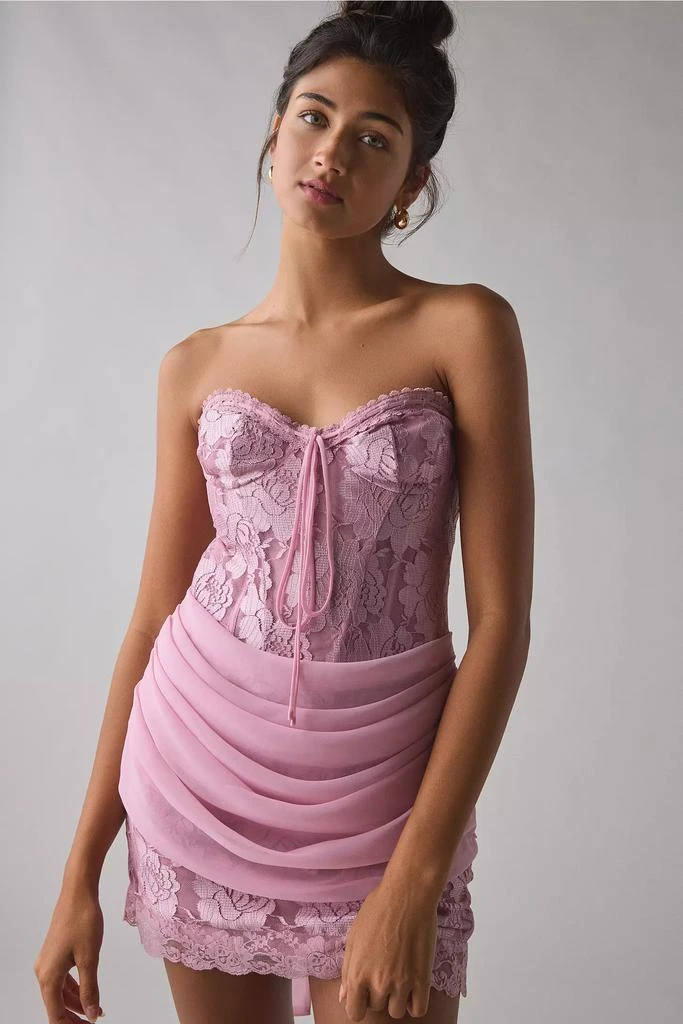 Shai Mini Dress In Pink  On Sale Now with Up to 44% Off | Discover  Exclusive Deals & Savings at BeyondStyle  Authentic For Love & Lemons  women|clothing|dresses with Limited-Time Discounts,