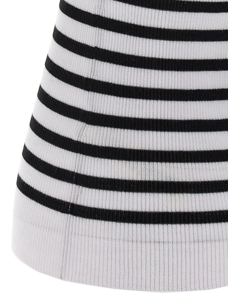 Khaite Khaite Striped V-Neck Knit Tank Top 4