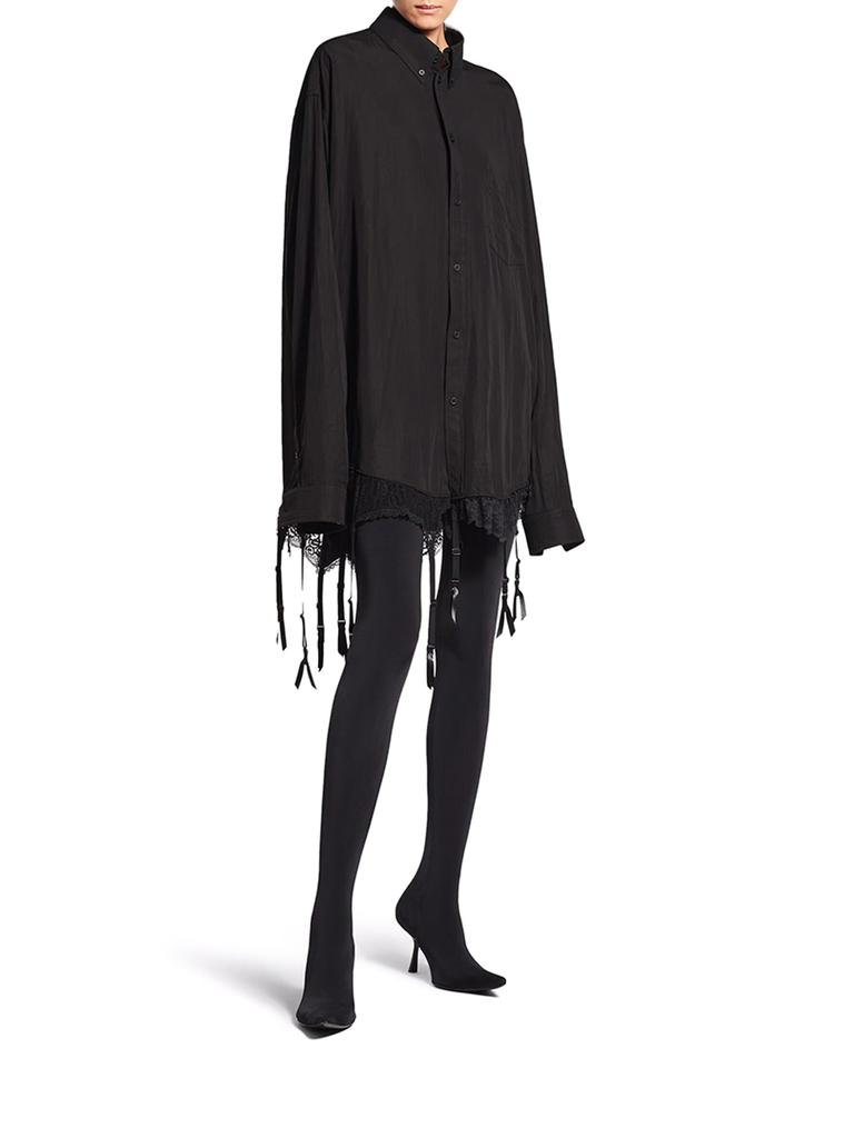 Balenciaga BLACK LINGERIE SHIRT