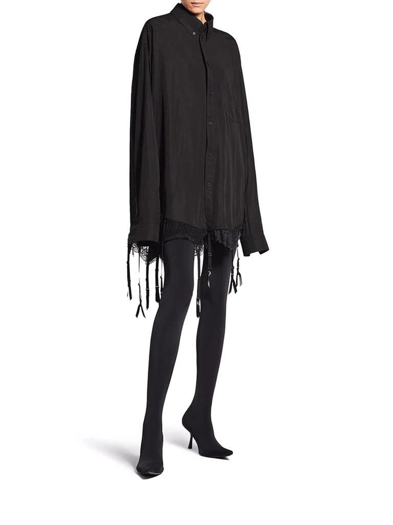 Balenciaga BLACK LINGERIE SHIRT 2