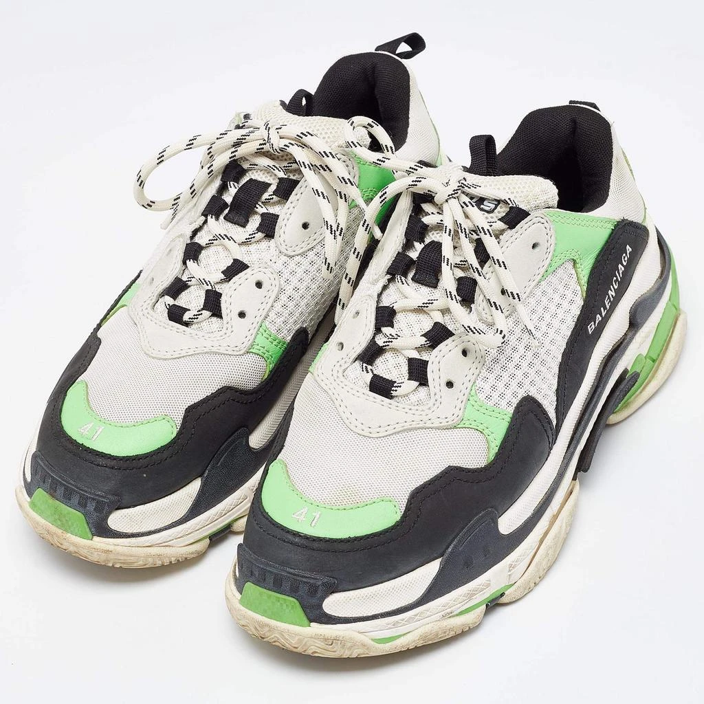 Balenciaga Balenciaga Multicolor Leather and Mesh Triple S Sneakers Size 41 3