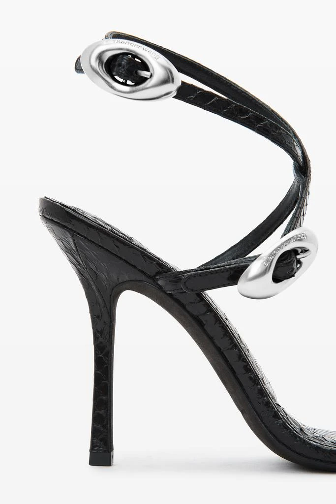 Alexander Wang dome 105 water snake strappy slide sandal 3