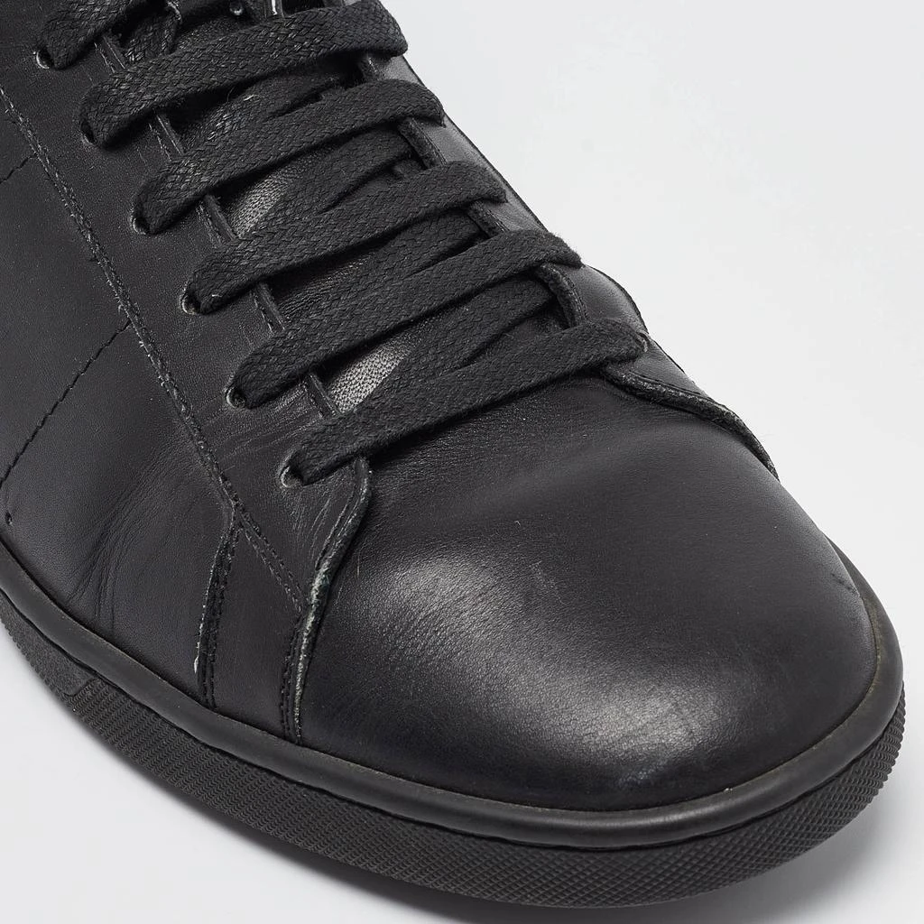 Yves Saint Laurent Saint Laurent Black Leather High Top Sneakers Size 43 7