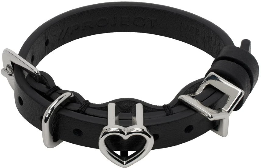 Y/Project Black Y Heart Belt Bracelet 1