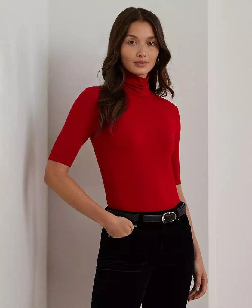 Ralph Lauren Women's Stretch Jersey Turtleneck 1
