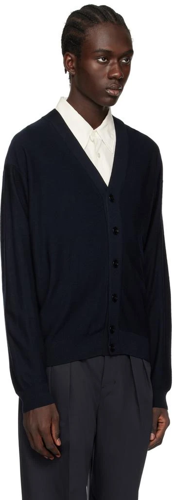 Lemaire Navy Twisted Cardigan 2