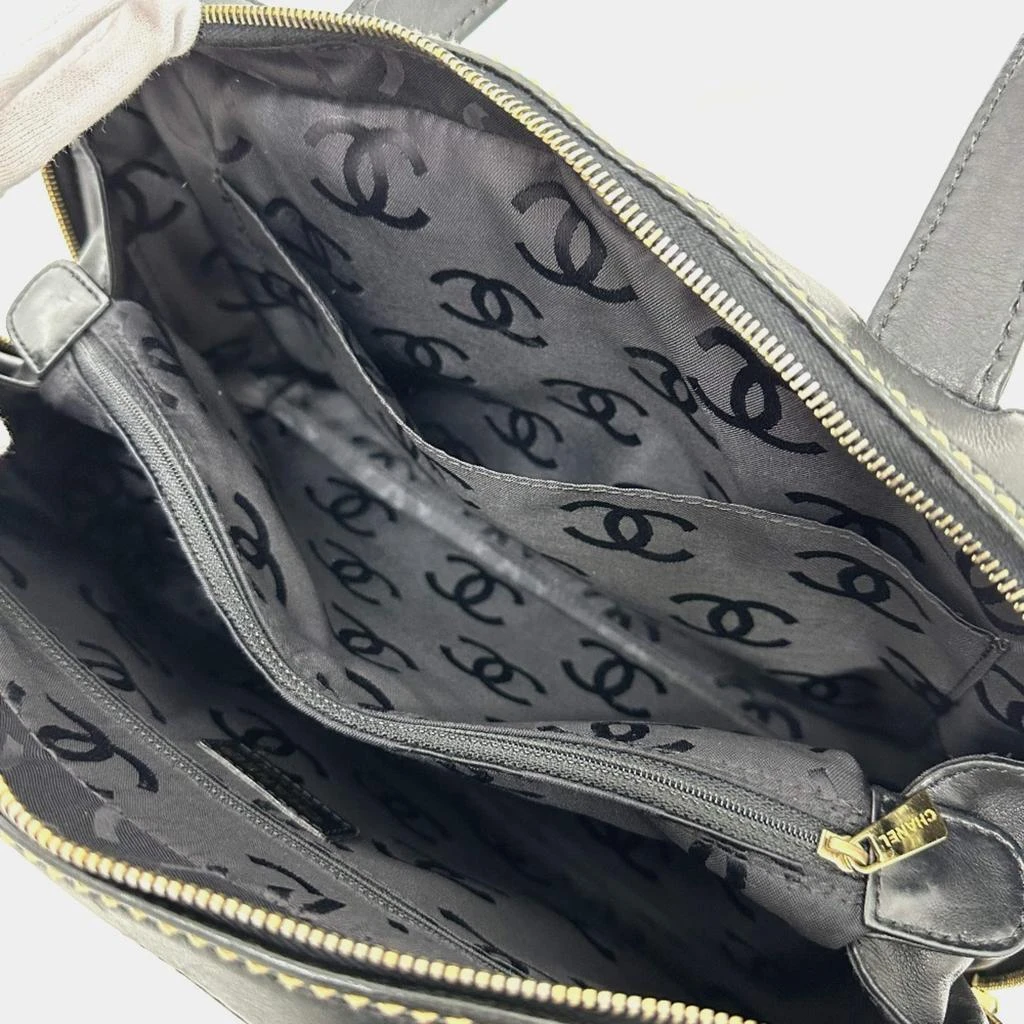 Chanel Chanel Black Cc Mark Vintage Hand Bag 13