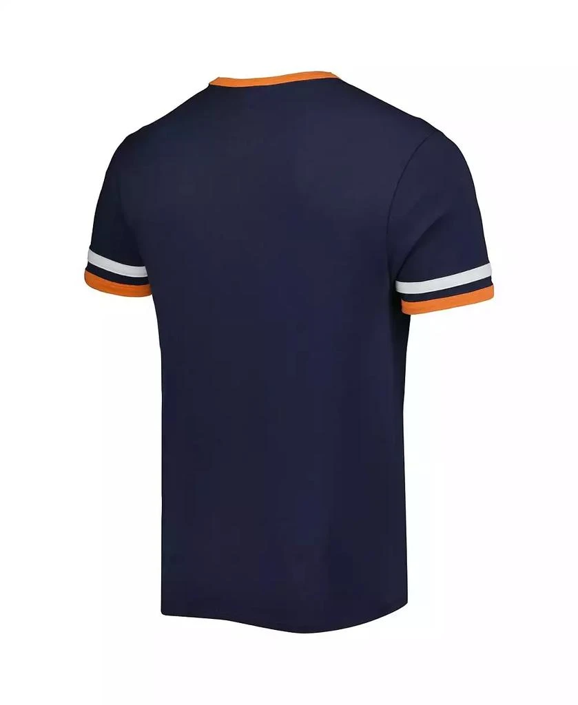 47 Brand Men's '47 Navy Auburn Tigers Otis Ringer T-shirt 3