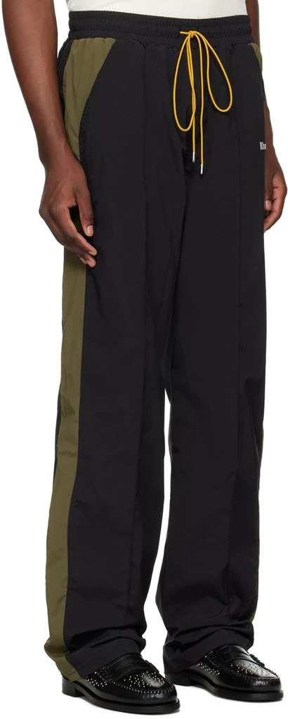 Rhude Black & Green Aerial Track Pants 2