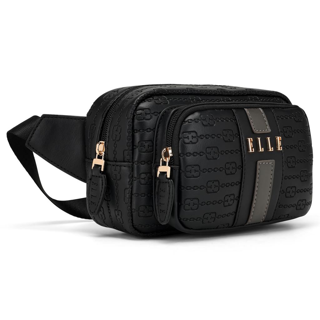 ELLE Eleganza 1.6L Vegan Leather Monogram Sling