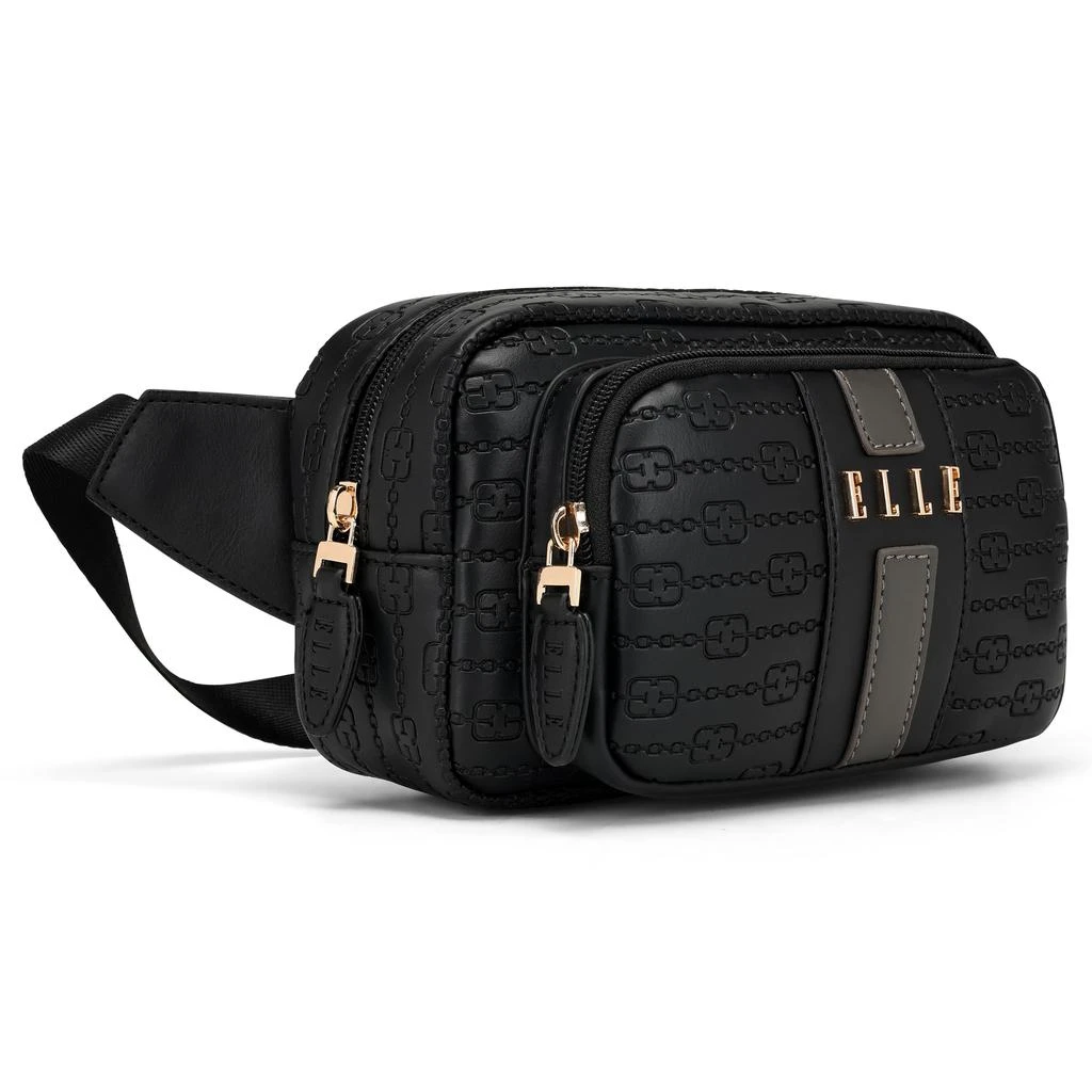 ELLE Eleganza 1.6L Vegan Leather Monogram Sling 1