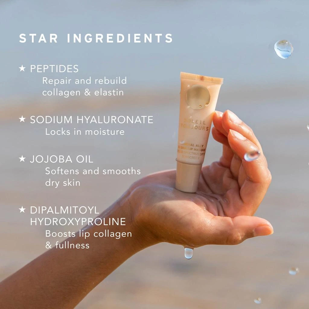 SOLEIL TOUJOURS Mineral Ally Hydra Lip Masque SPF 15 3