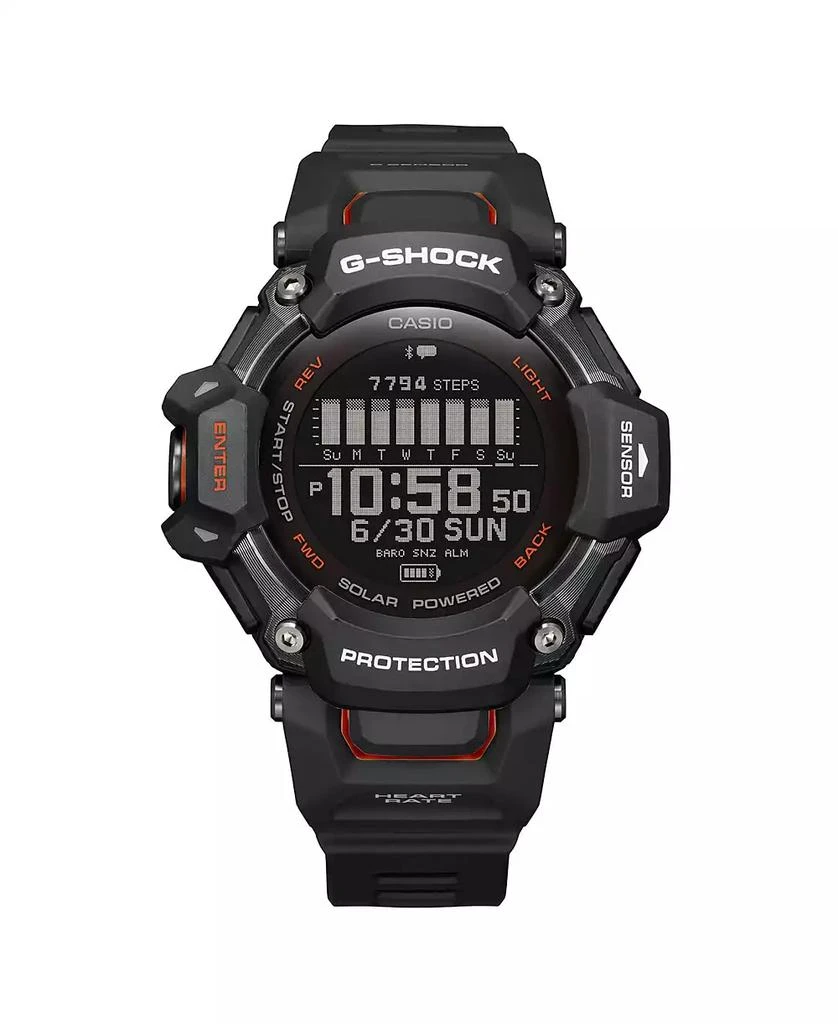 G-Shock Men's Digital Black Resin Plastic Watch, 52.6mm, GBDH2000-1A 1
