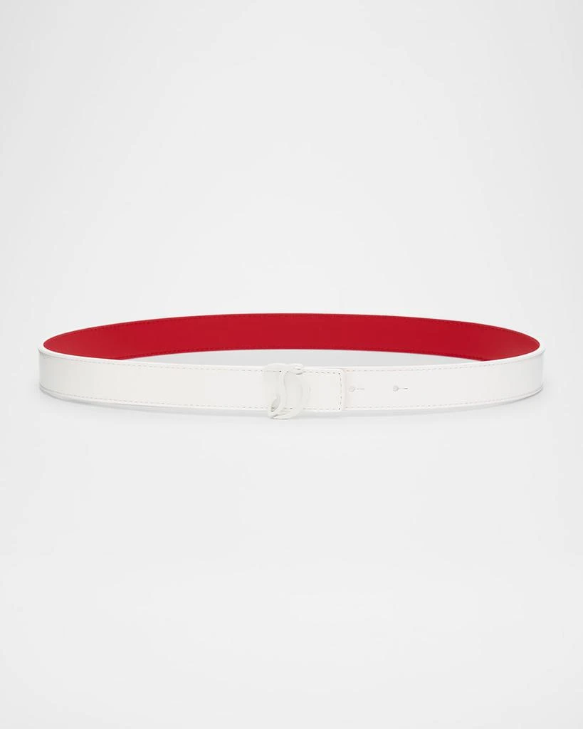 Christian Louboutin Loubi54 Reversible Belt in Naplak Leather 1