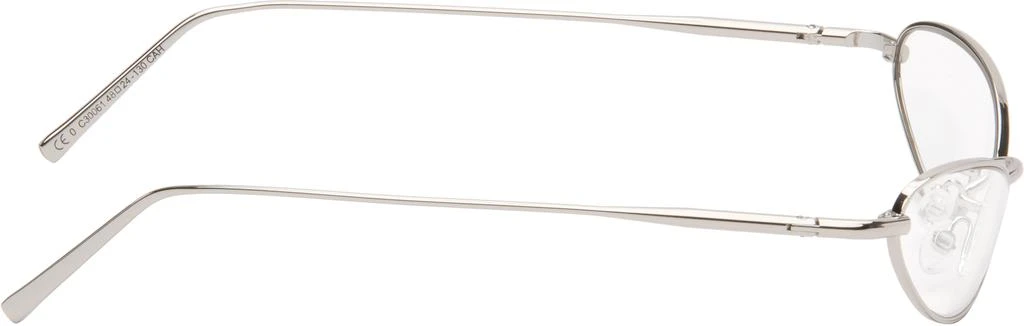 Acne Studios Silver Steel Glasses 2