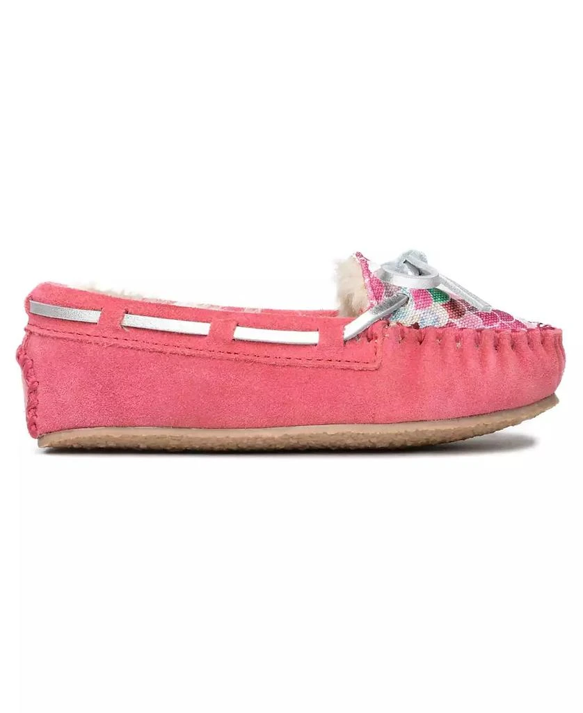 Minnetonka Little Girls Cassie Moccasin Slippers 2