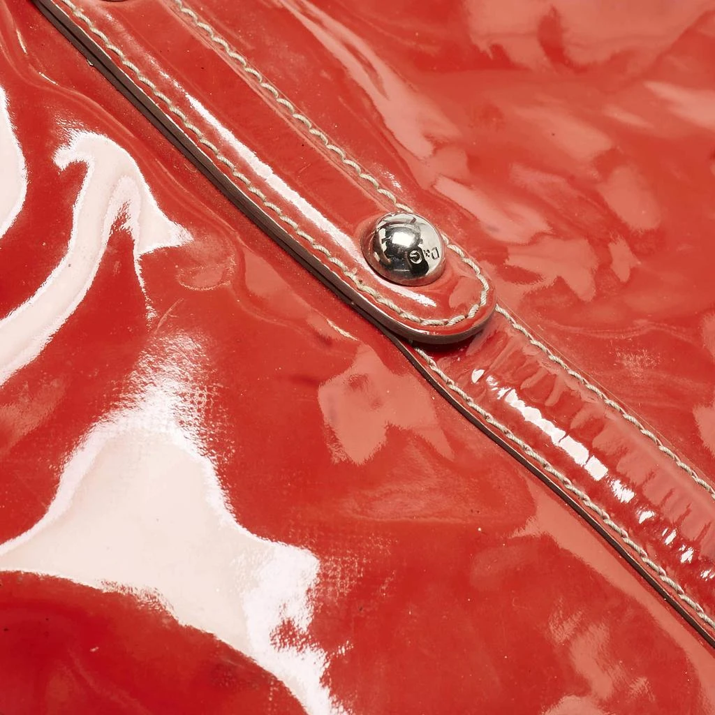 Dolce & Gabbana D&G Red Patent Leather Estelle Tote 7
