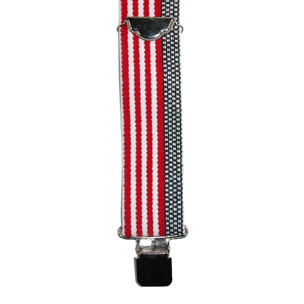 Welch Men's Elastic American Flag Clip End Suspenders (Tall Available) 3