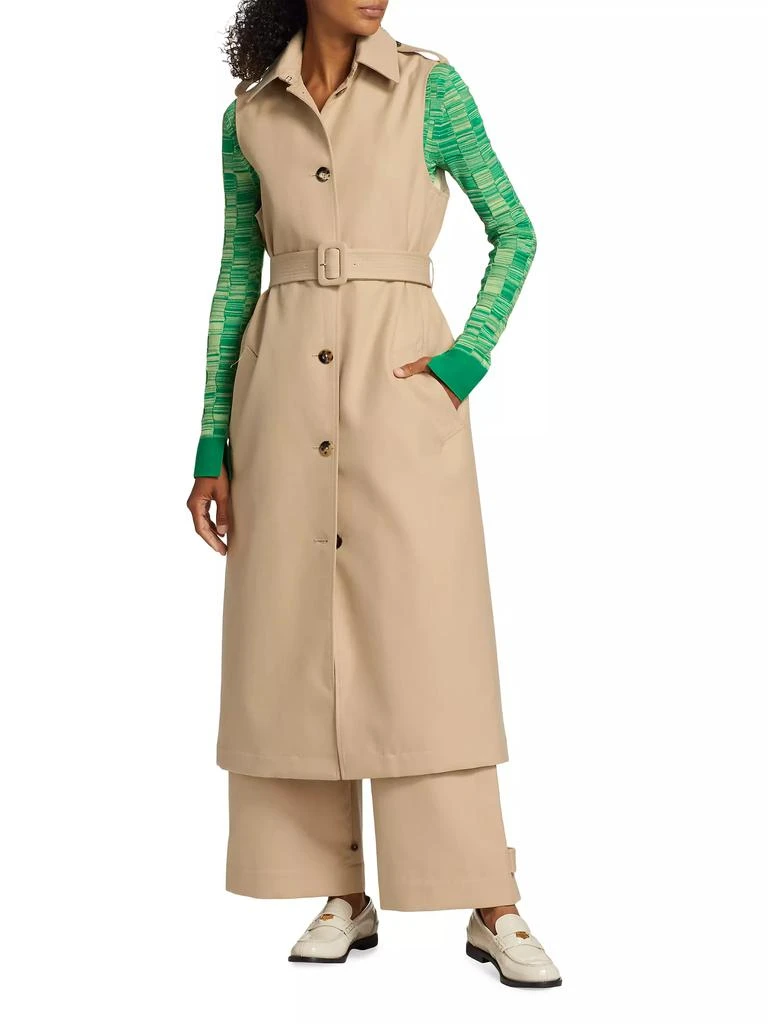 Rosetta Getty 2-In-1 Cotton Double-Layered Trench Coat 6